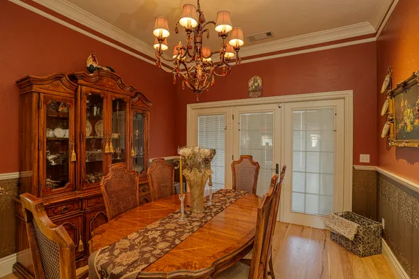 a kitchen with lots of counter space and a sink