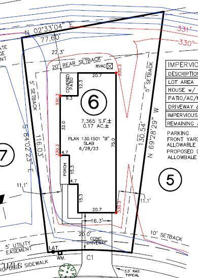 2669 Pivot Rdg Drive Raleigh, NC 27616 - Photo 13 of 14 Plot Plan
