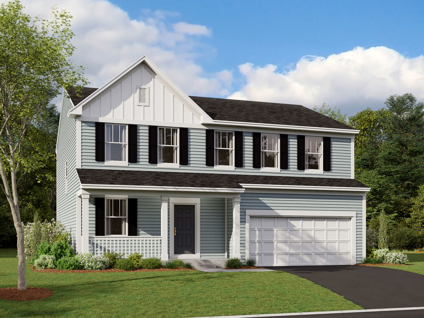 1321 Endicott Road South Elgin, IL 60177 - Photo 1 of 1 a front view of a house with a yard and garage