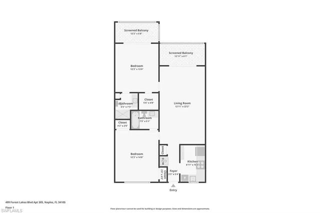 $199,500 | 499 Forest Lakes Boulevard, Unit 305, Naples, FL 34105