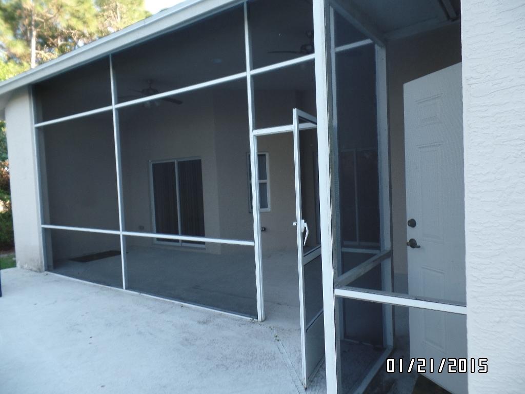 5931 Northwest Wolverine Road Port St. Lucie, FL 34986 - Photo 23 of 25 screened porch