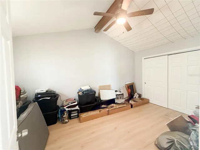 a room with gym equipment