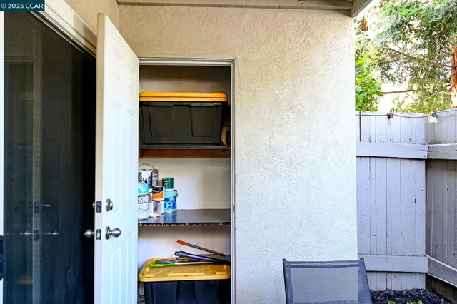 a view of storage room
