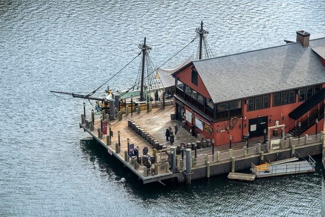 a view of a city with tall buildings