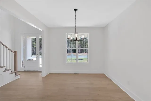 a view of a room with window