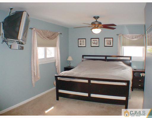 13 Leland Road Edison, NJ 08817 - Photo 6 of 10 a bedroom with a bed and a flat screen tv