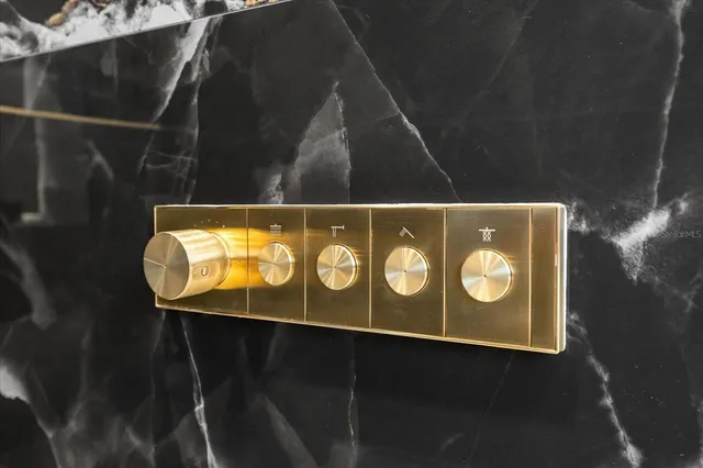 a view of a lake with a big yard