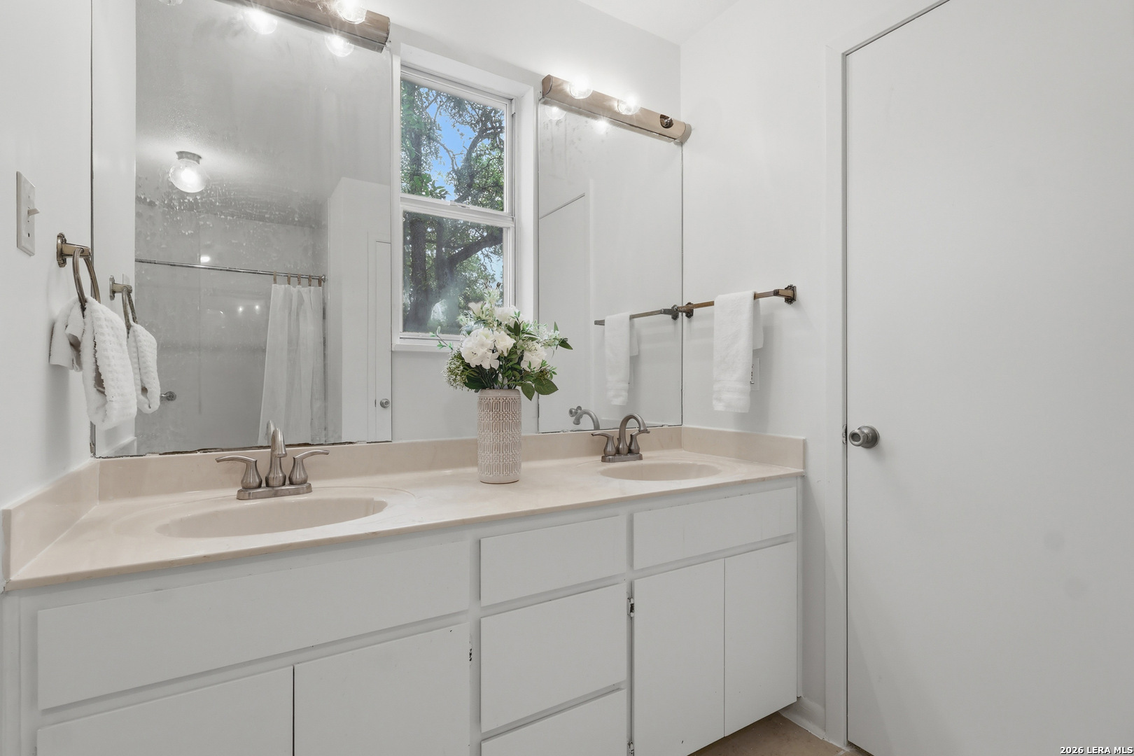 261 Fawn Lane Spring Branch, TX 78070 - Photo 17 of 44 a bathroom with a sink and a mirror