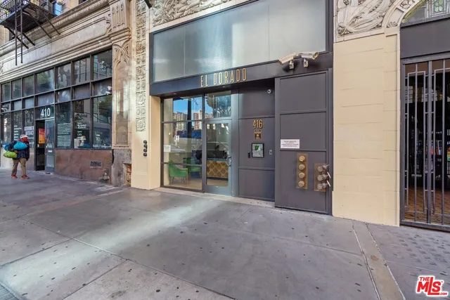 a front view of a building