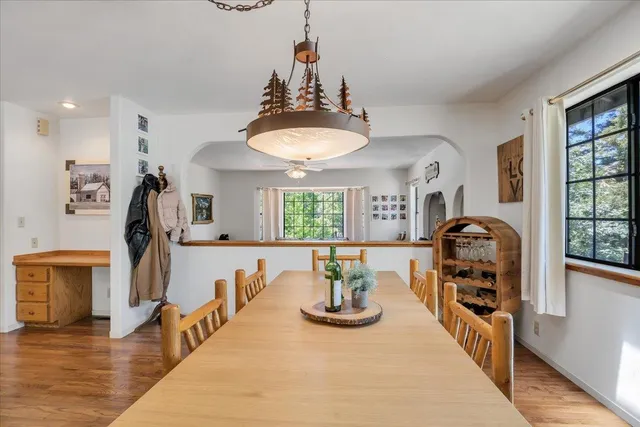 a outdoor living space with furniture and a rug