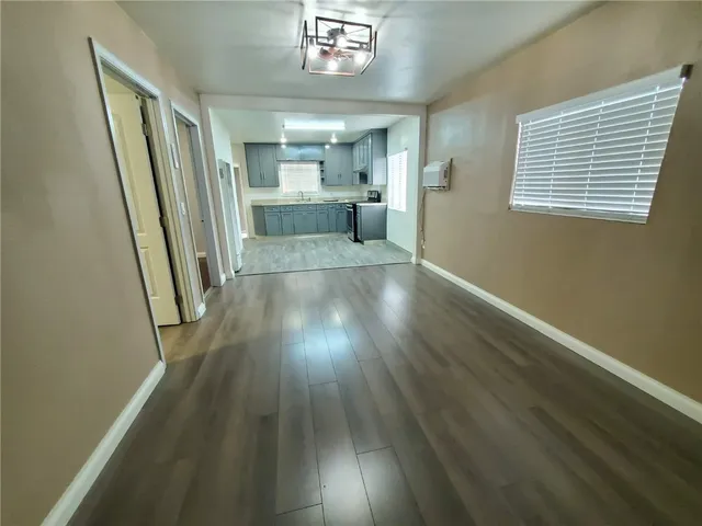 a view of livingroom with furniture and wooden floor