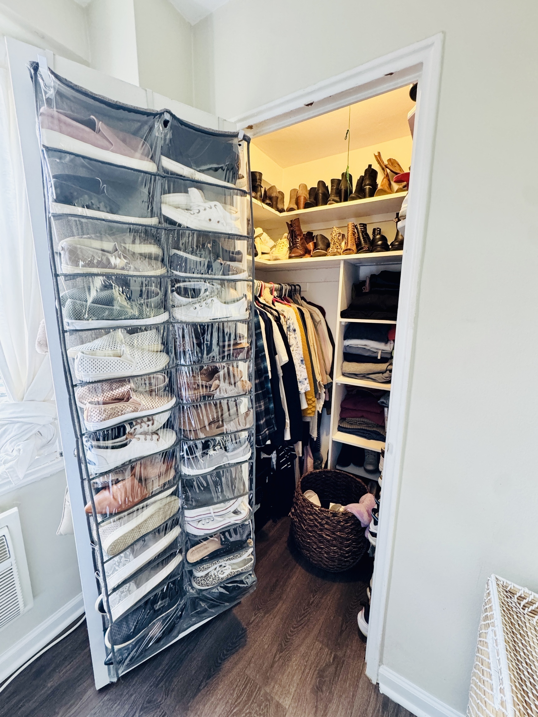 71 Strawberry Hill Avenue, Unit 421 Stamford, CT 06902 - Photo 19 of 31 a view of walk in closet with clothes and shoes