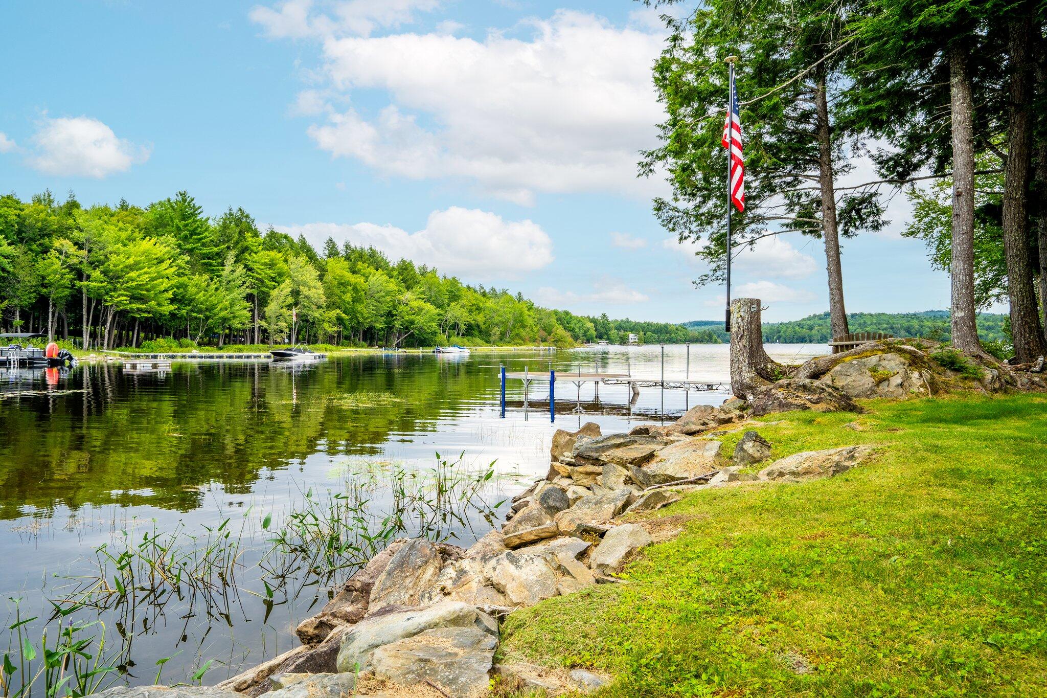 221 Rams Island Road Dover-Foxcroft, ME 04426 - Photo 63 of 75 Front Lawn/Boat Dock Area