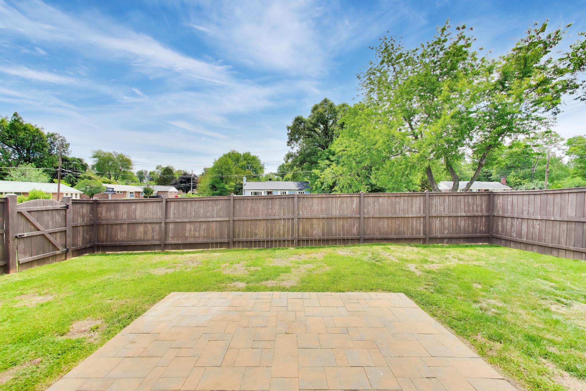 5816 Amelia Street Springfield, VA 22150 - Photo 29 of 36 Fully Fenced Yard