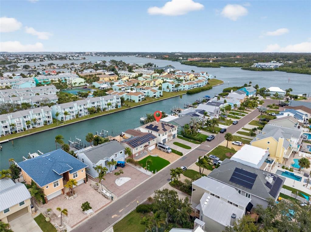314 6th Avenue Indian Rocks Beach, FL 33785 - Photo 50 of 60 an aerial view of a city with lake view