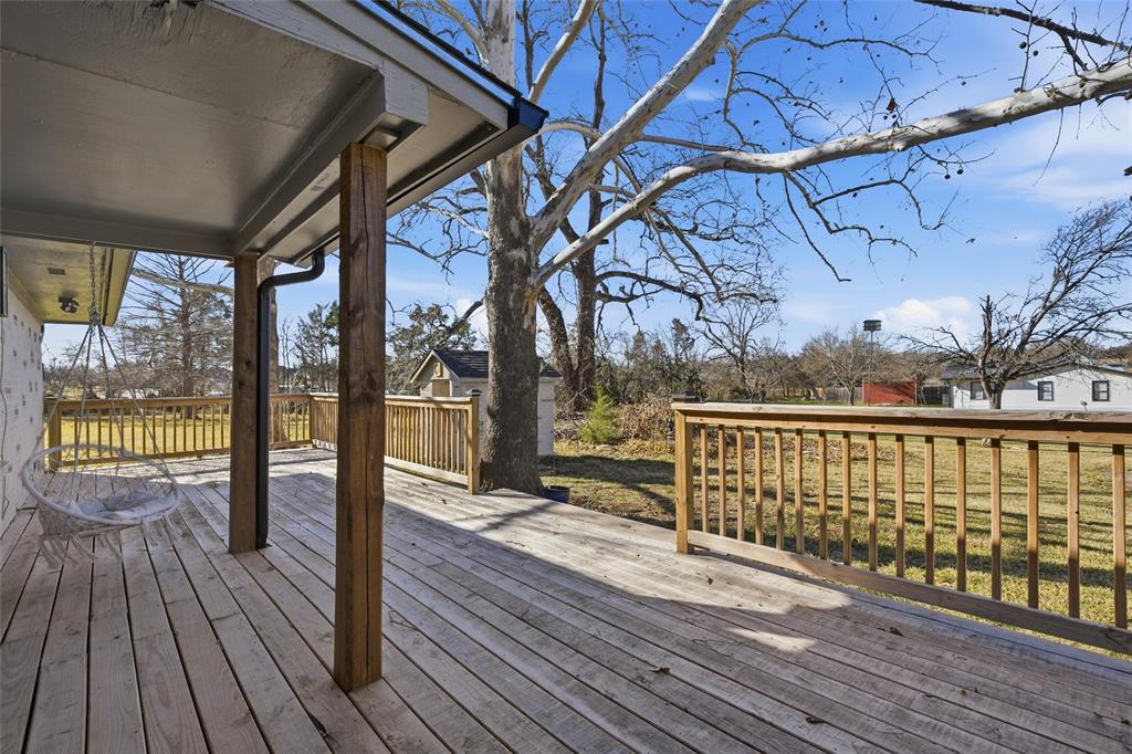 301 West Tinsley Road Robinson, TX 76706 - Photo 31 of 40 a view of balcony with wooden floor