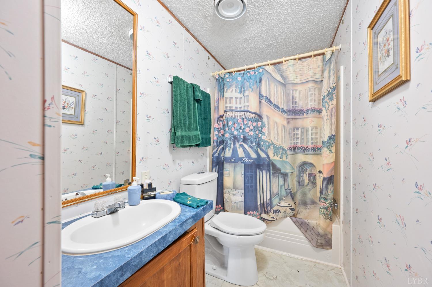 4400 Murray Hollow Road Thaxton, VA 24174 - Photo 46 of 56 a bathroom with a sink a toilet and shower