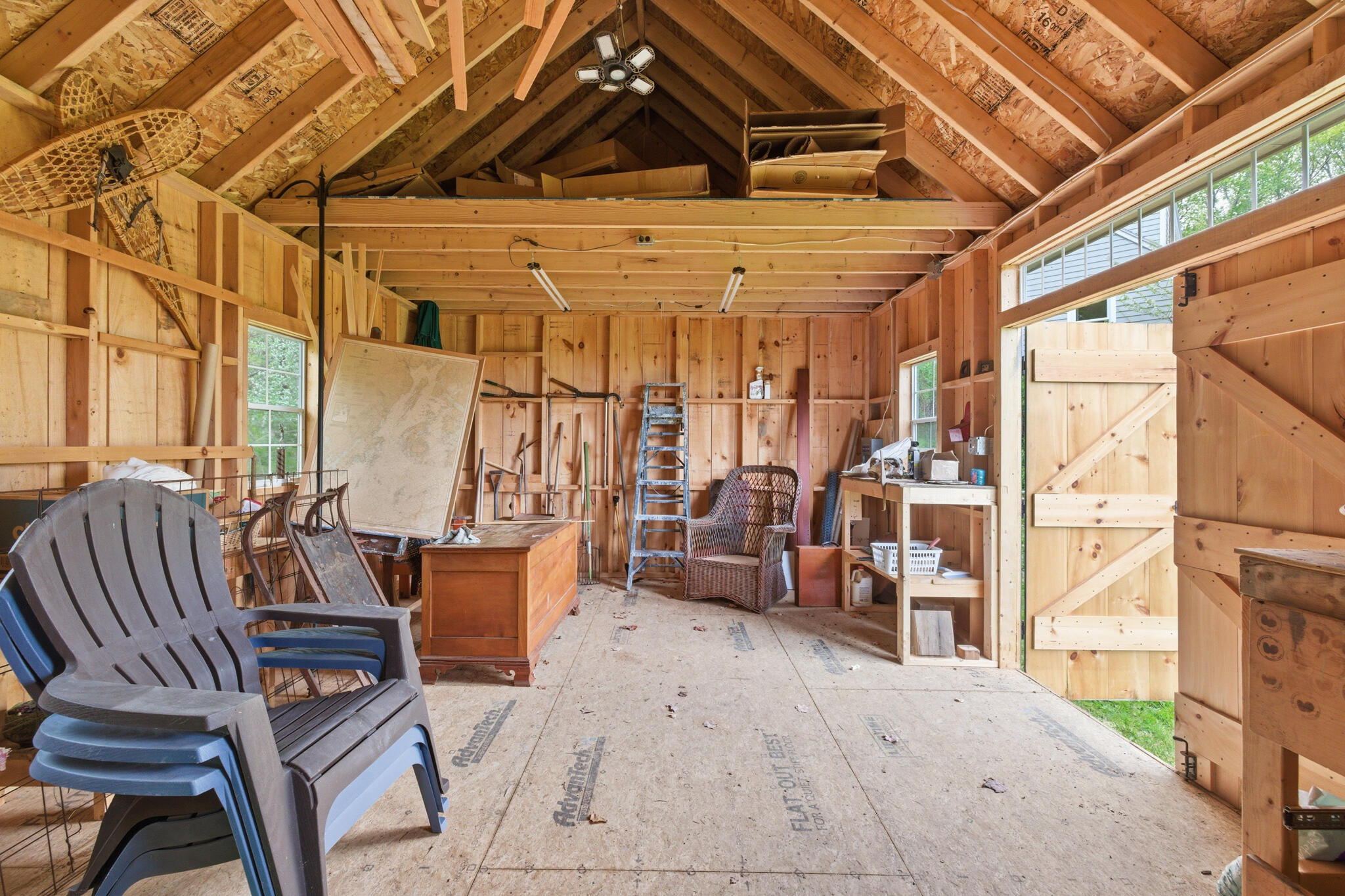 124 Phipps Point Road Woolwich, ME 04579 - Photo 11 of 89 Inside of shed