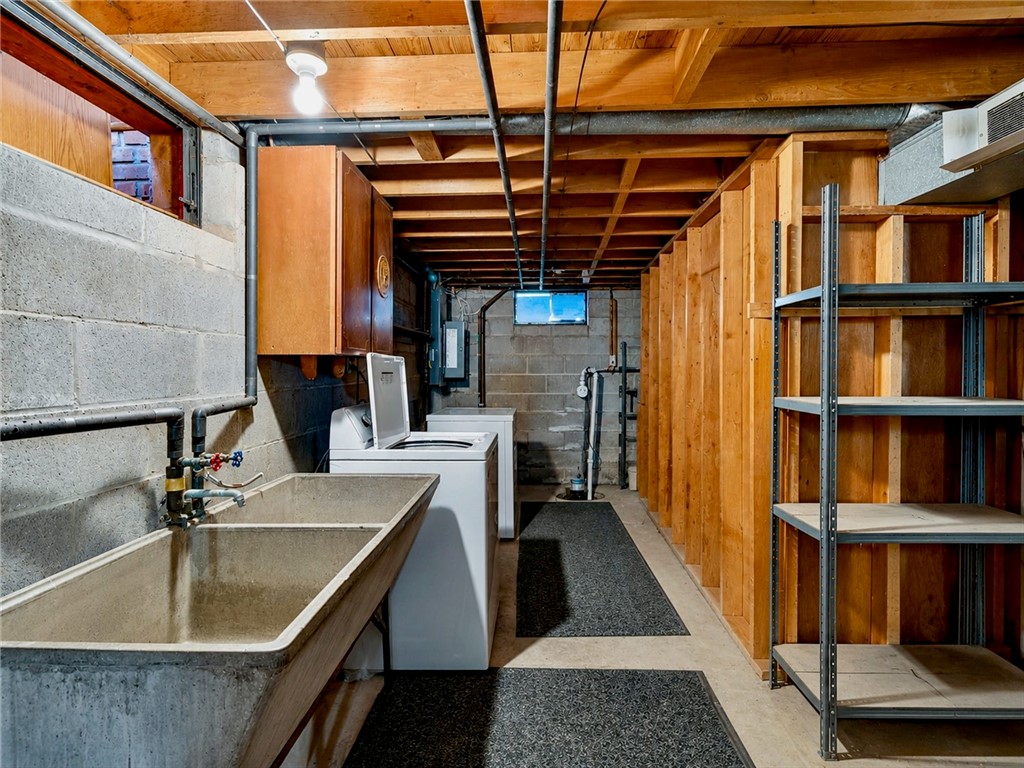 736 Paul Road Chili, NY 14624 - Photo 35 of 39 Unfinished basement area