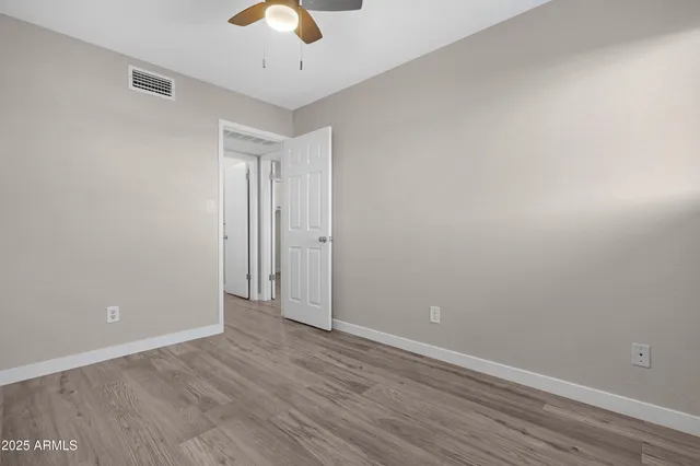 wooden floor in an empty room