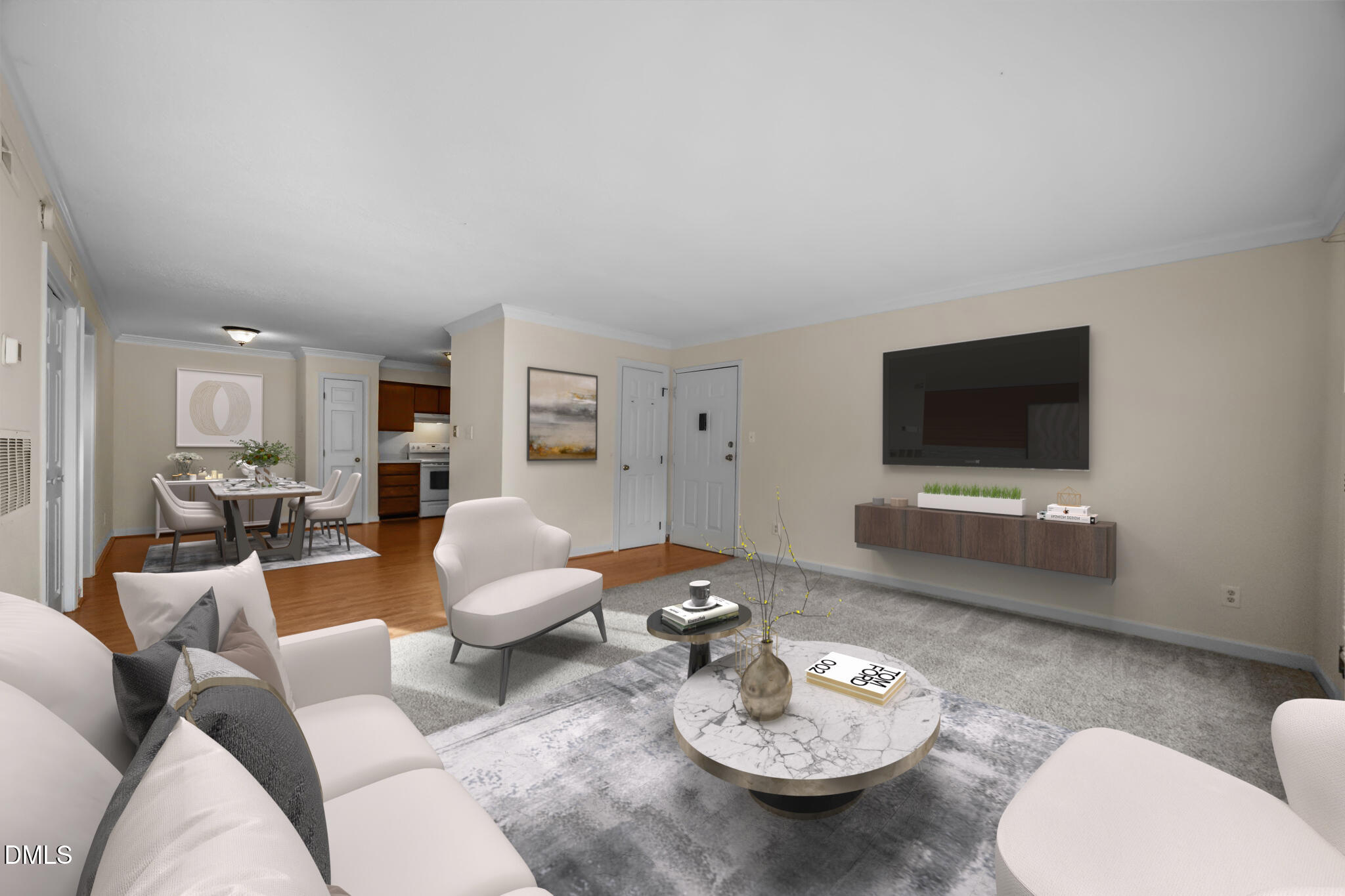 3527 Ivy Commons Drive, Unit 102 Raleigh, NC 27606 - Photo 12 of 33 virtually staged