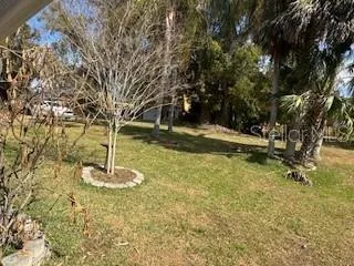 a view of a water fountain in front of a house
