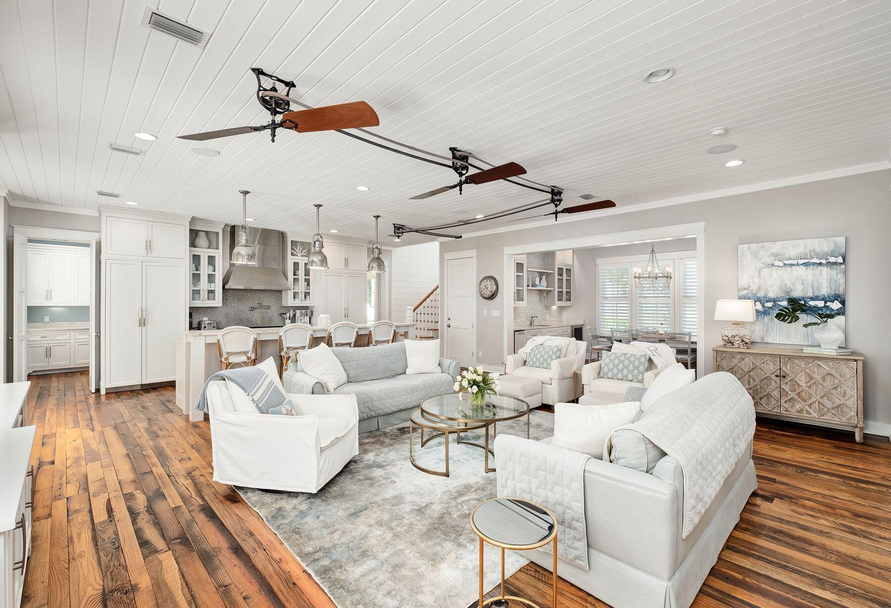 13 Madaket Way Watersound, FL 32461 - Photo 4 of 51 a living room with furniture and a wooden floor