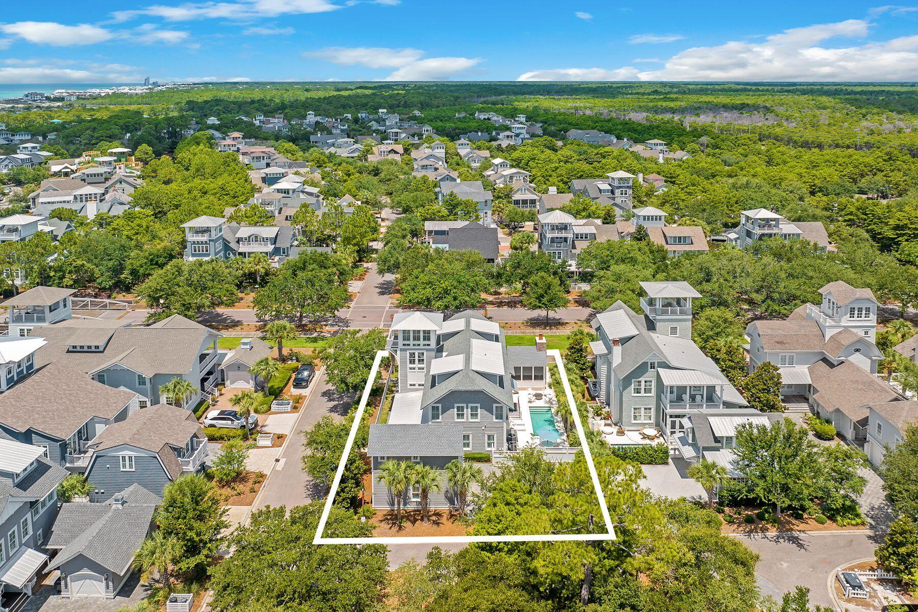 13 Madaket Way Watersound, FL 32461 - Photo 42 of 51 an aerial view of residential houses with outdoor space