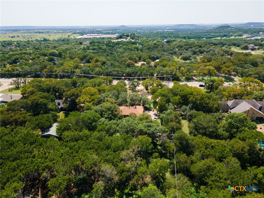 2187 Stagecoach Road Killeen, TX 76542 - Photo 24 of 27 an aerial view of town with residential houses with outdoor space and trees