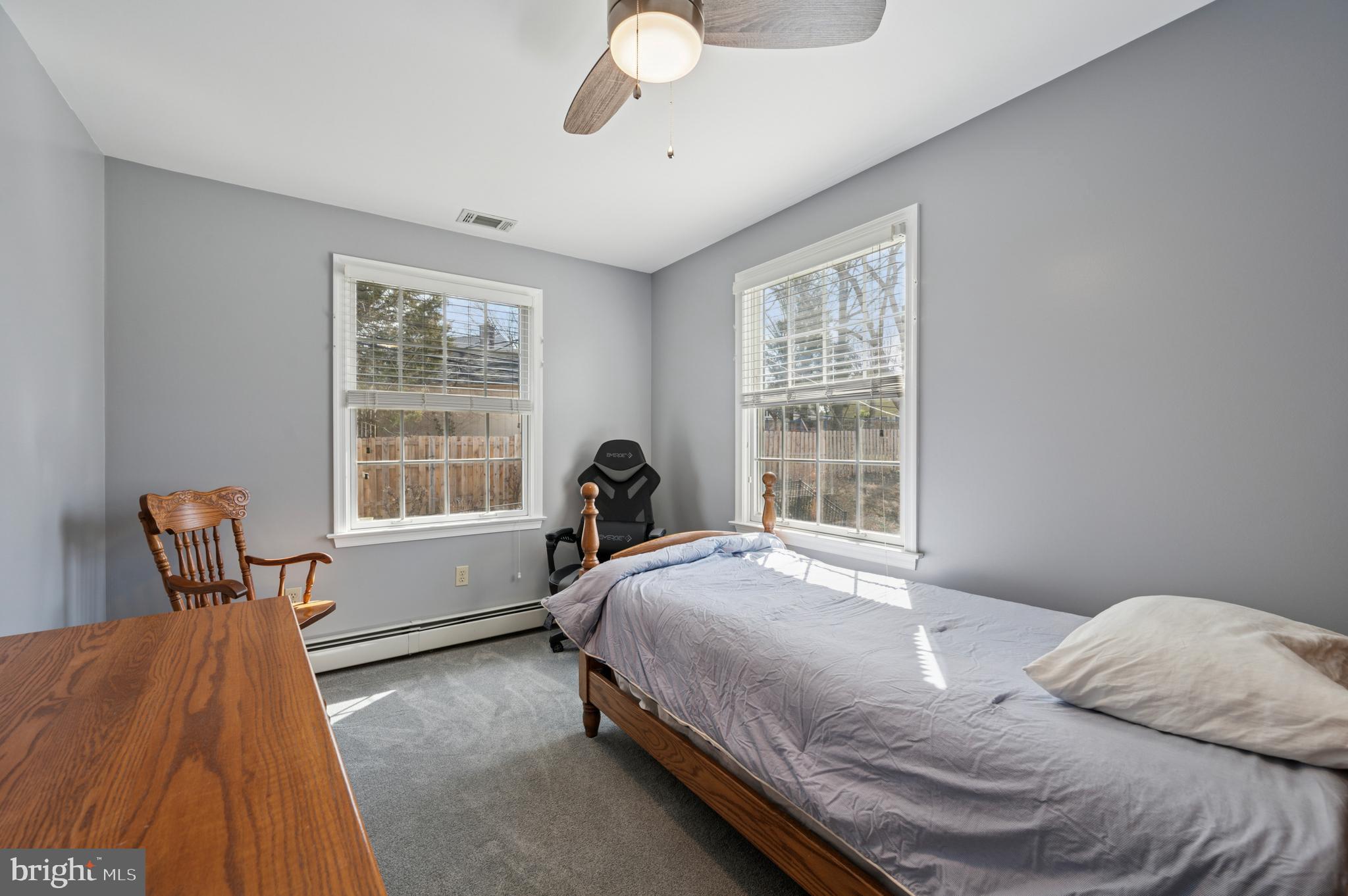 946 Georgetown Road Swarthmore, PA 19081 - Photo 26 of 36 a bedroom with a bed and a window