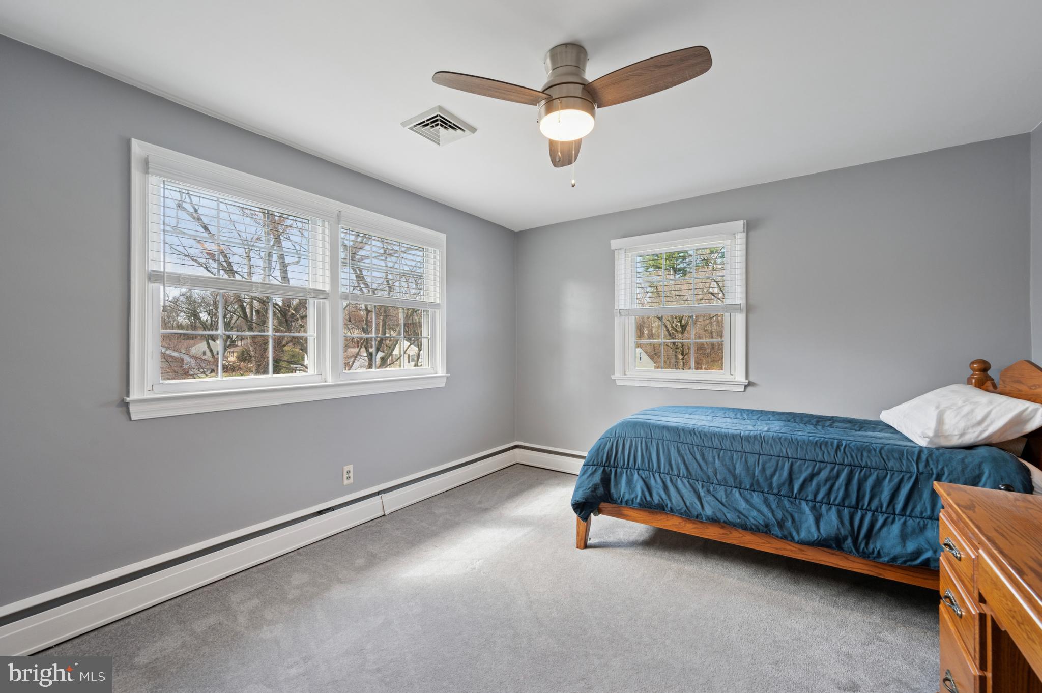 946 Georgetown Road Swarthmore, PA 19081 - Photo 29 of 36 a bedroom with a bed and a window