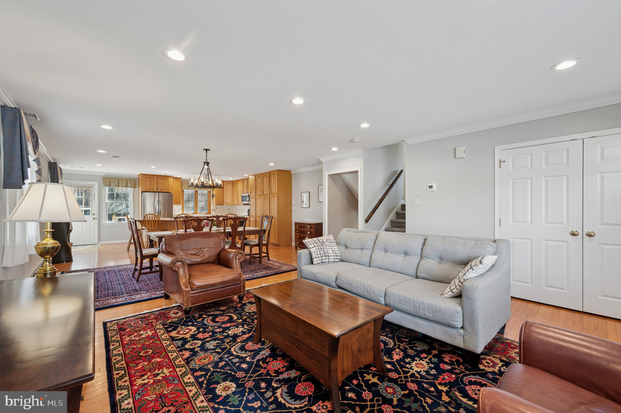 946 Georgetown Road Swarthmore, PA 19081 - Photo 3 of 36 a living room with furniture and a rug
