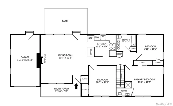a picture of a floor plan