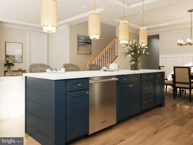 a room with a sink and cabinets