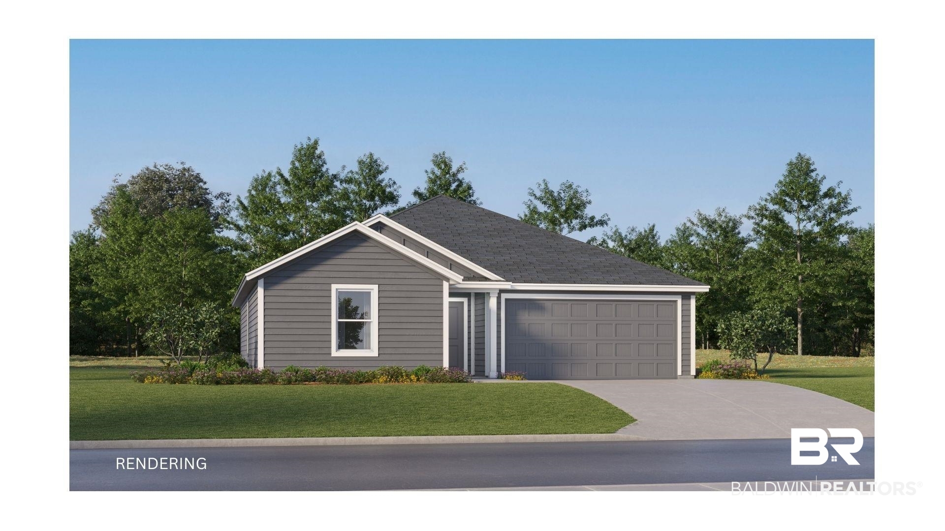 15320 Planters Lane Foley, AL 36535 - Photo 1 of 24 Ranch-style home featuring driveway, a front lawn, and an attached garage
