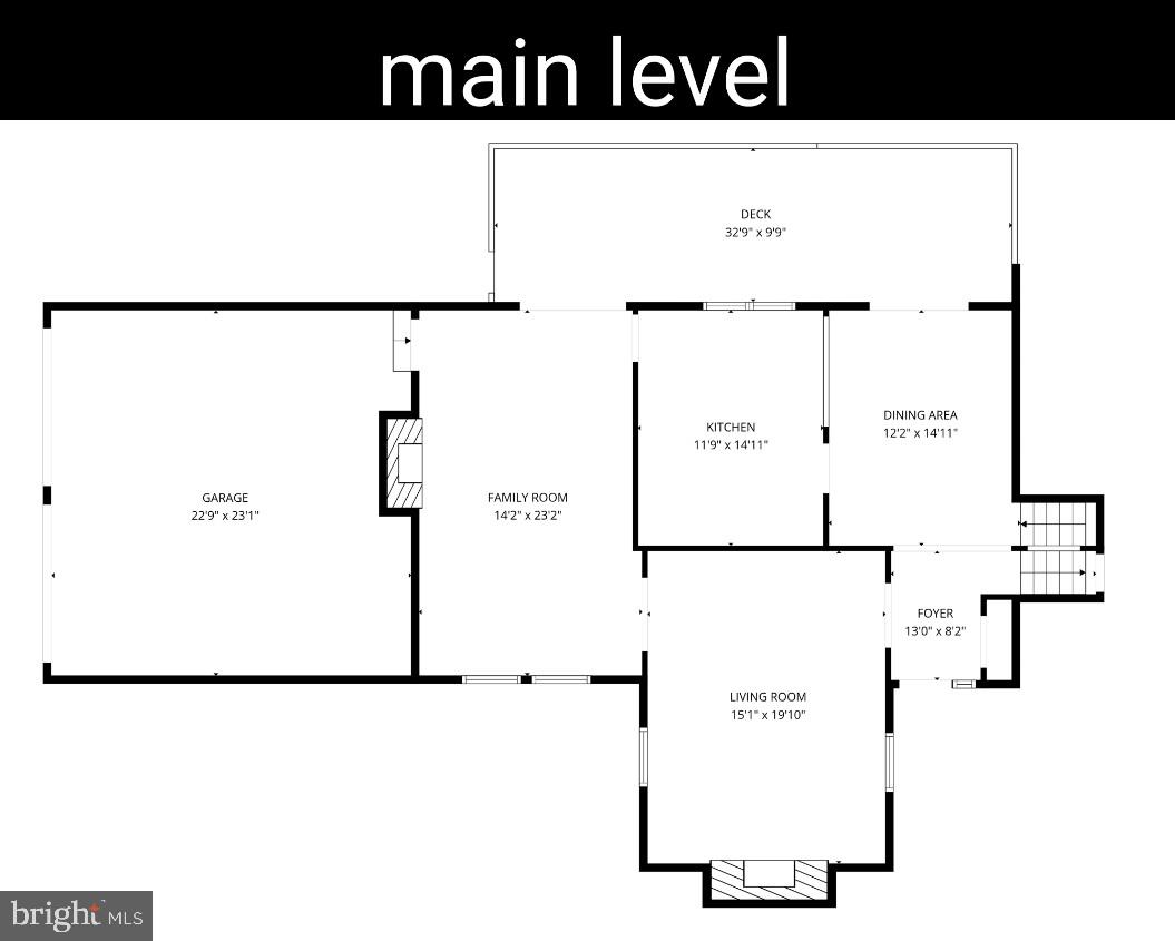 520 Chesapeake Beach Road Owings, MD 20736 - Photo 67 of 69 Main Level Floor Plan