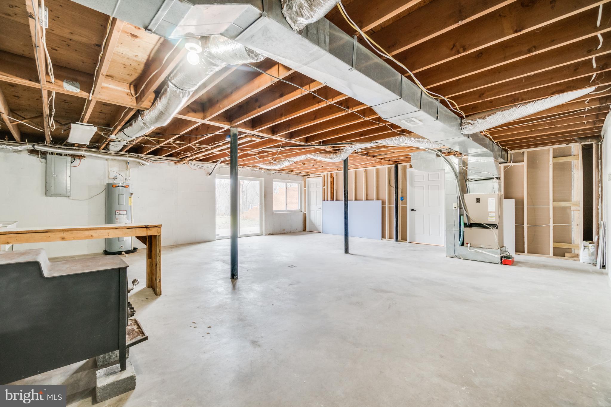 9035 Dahlgren Road King George, VA 22485 - Photo 29 of 38 Basement with walk out to back yard