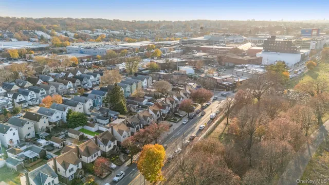 a view of city and mountain