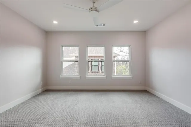 a close view of closet