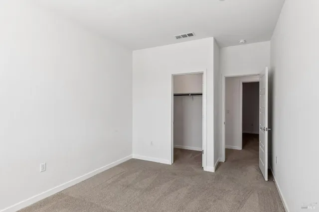 a view of a room with closet