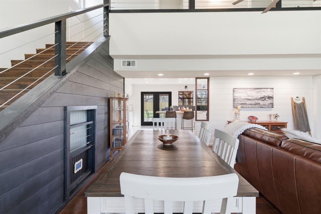 5206 Wedgefield Road Granbury, TX 76049 - Photo 7 of 39 a living room with fireplace furniture and a flat screen tv