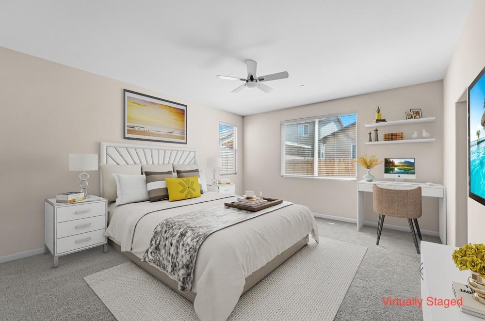 542 Legado Drive Soledad, CA 93960 - Photo 19 of 28 a bedroom with a bed and a table in it