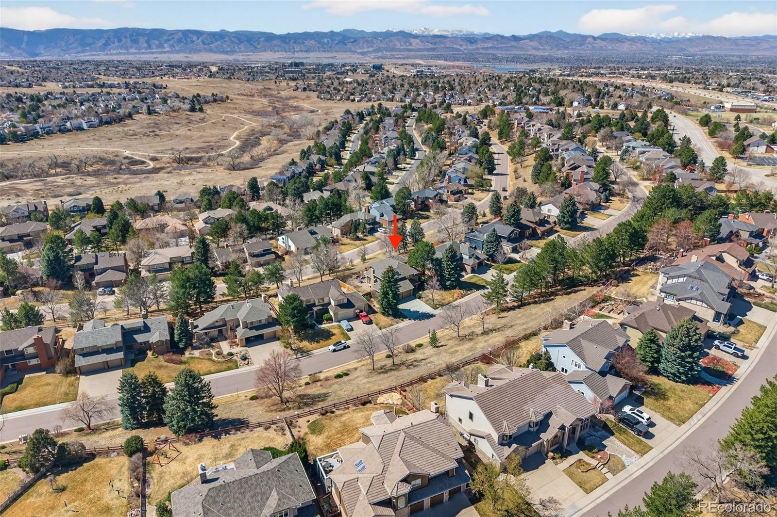 2452 Terraridge Drive Highlands Ranch, CO 80126 - Photo 44 of 50 an aerial view of a city