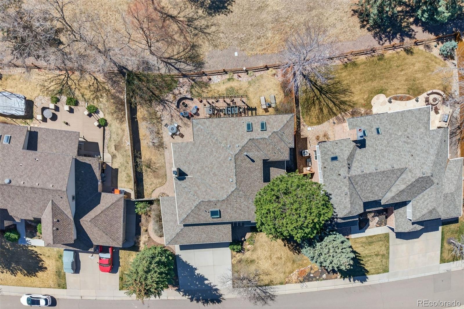 2452 Terraridge Drive Highlands Ranch, CO 80126 - Photo 46 of 50 an aerial view of residential houses with outdoor space