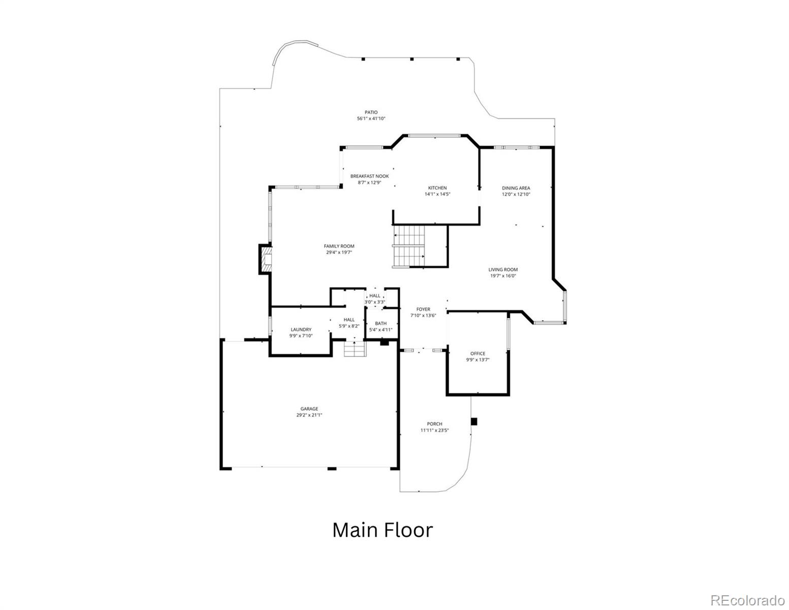 2452 Terraridge Drive Highlands Ranch, CO 80126 - Photo 48 of 50 a picture of floor plan