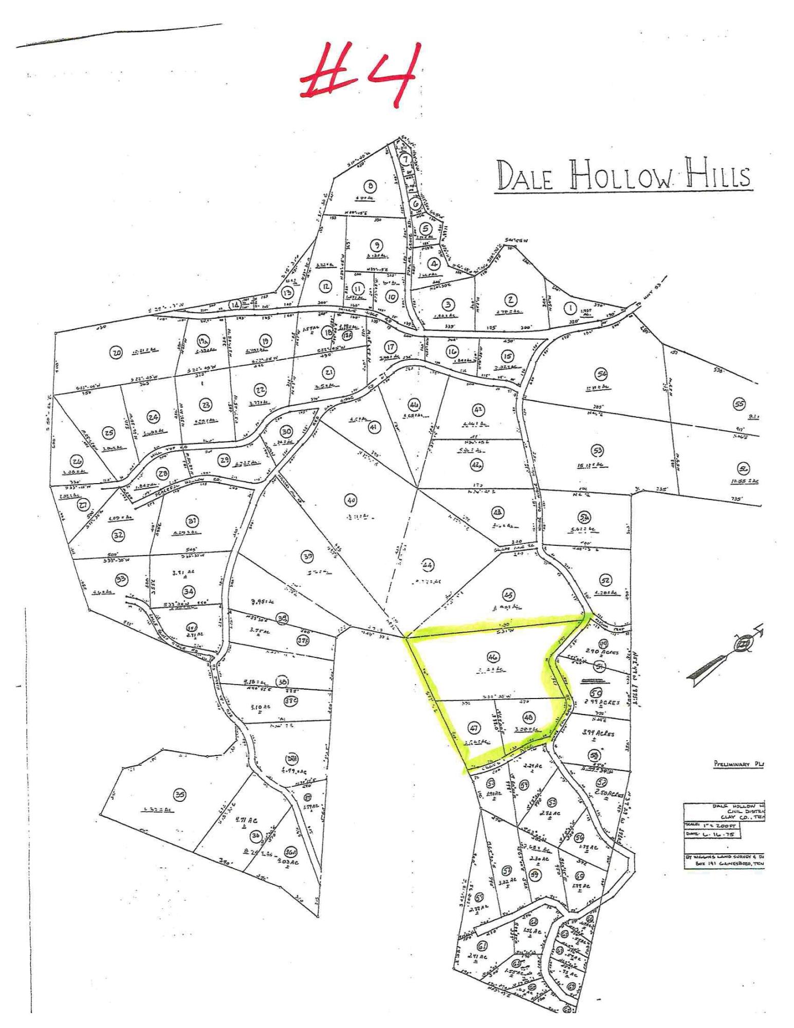 Lot 4 Red Oak Ridge Road Celina, TN 38551 - Photo 17 of 22 LOT 4 SURVEY