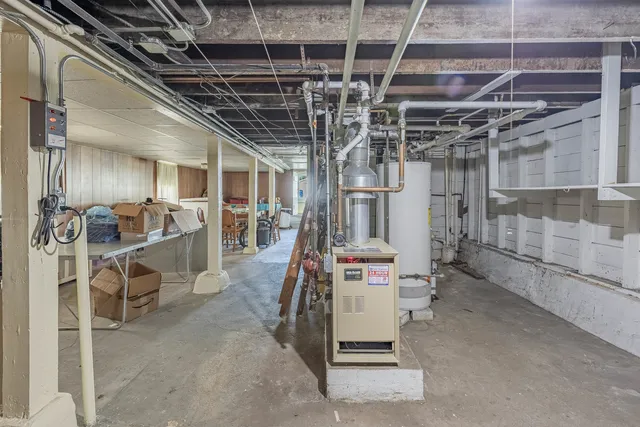 a view of a storage room