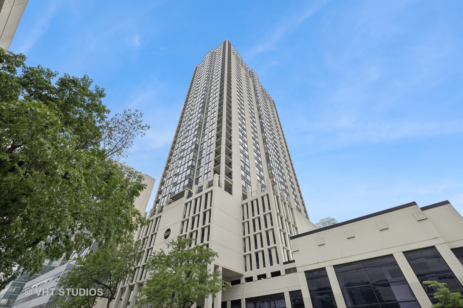 a view of a large building