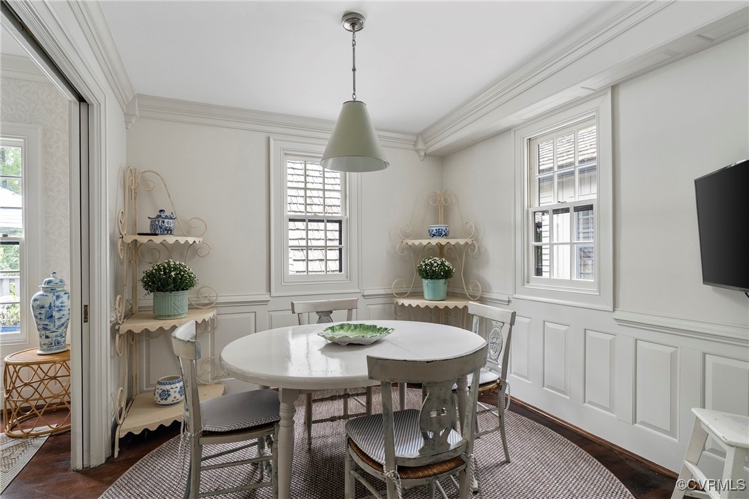 10700 Darby Circle Midlothian, VA 23113 - Photo 11 of 50 a dining room with furniture window and wooden floor