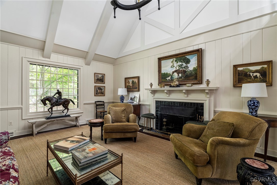 10700 Darby Circle Midlothian, VA 23113 - Photo 16 of 50 a living room with furniture and a fireplace